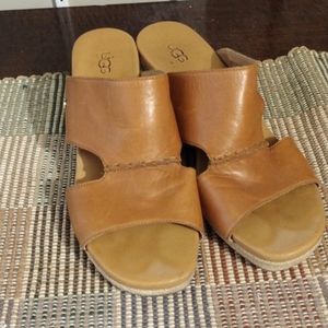 UGG wedge sandals sz 9